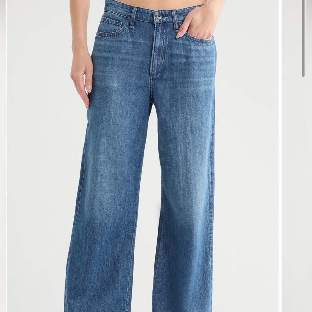 Rag & Bone Lori Mid Rise Wide Leg Full Length Jeans. NWOT 27